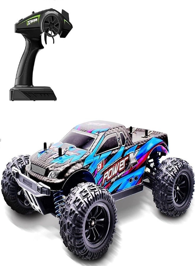 Brighterbee High Speed 40 km/h 4WD 2.4 GHz Remote Control Truck 1:18 Scale Radio Controlled Off-Road RC Car Electronic Monster Truck R/C RTR Hobby Cross-Country Car Buggy... - Image 3